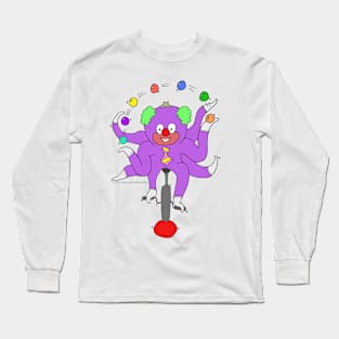 Octopus in the Big Top Long Sleeve T-Shirt